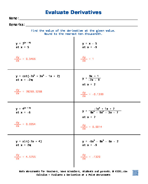 Застосування диференціації 