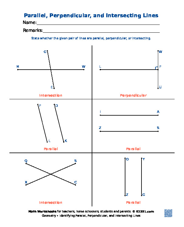 Визначення паралельних прямих