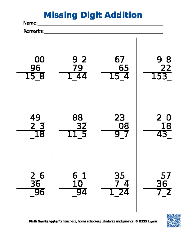 Пошук відсутньої цифри доданого