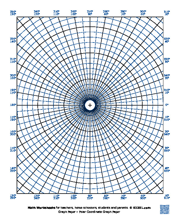 Polar Coordinate Graph Paper
