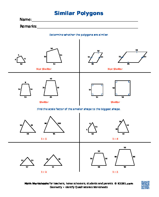 Подібні багатокутники.